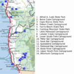 Map Of Oregon And California Coastline Printable Maps