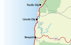 Map Of Pacific Coast Through Southern Washington Coast Bucket
