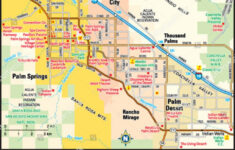 Map Of Palm Springs California And Surrounding Area Printable Maps