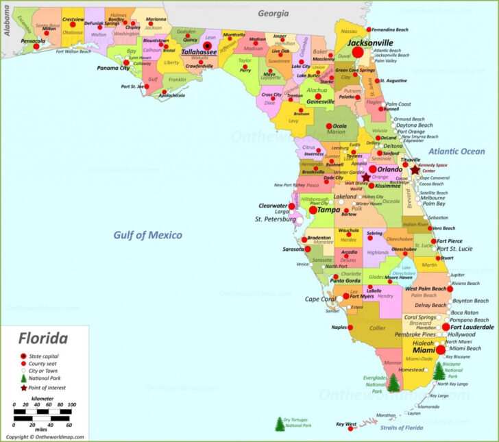 Map Of Panama City Florida And Surrounding Towns