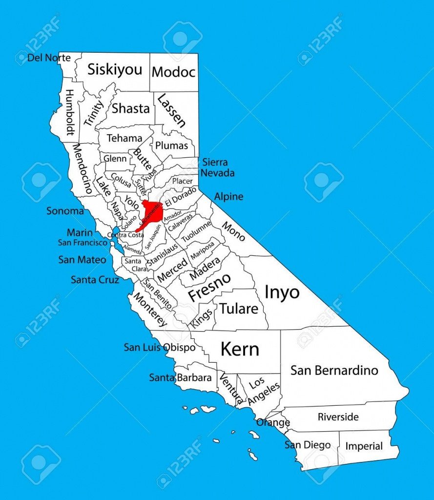 Map Of Sacramento County California Free Printable Maps