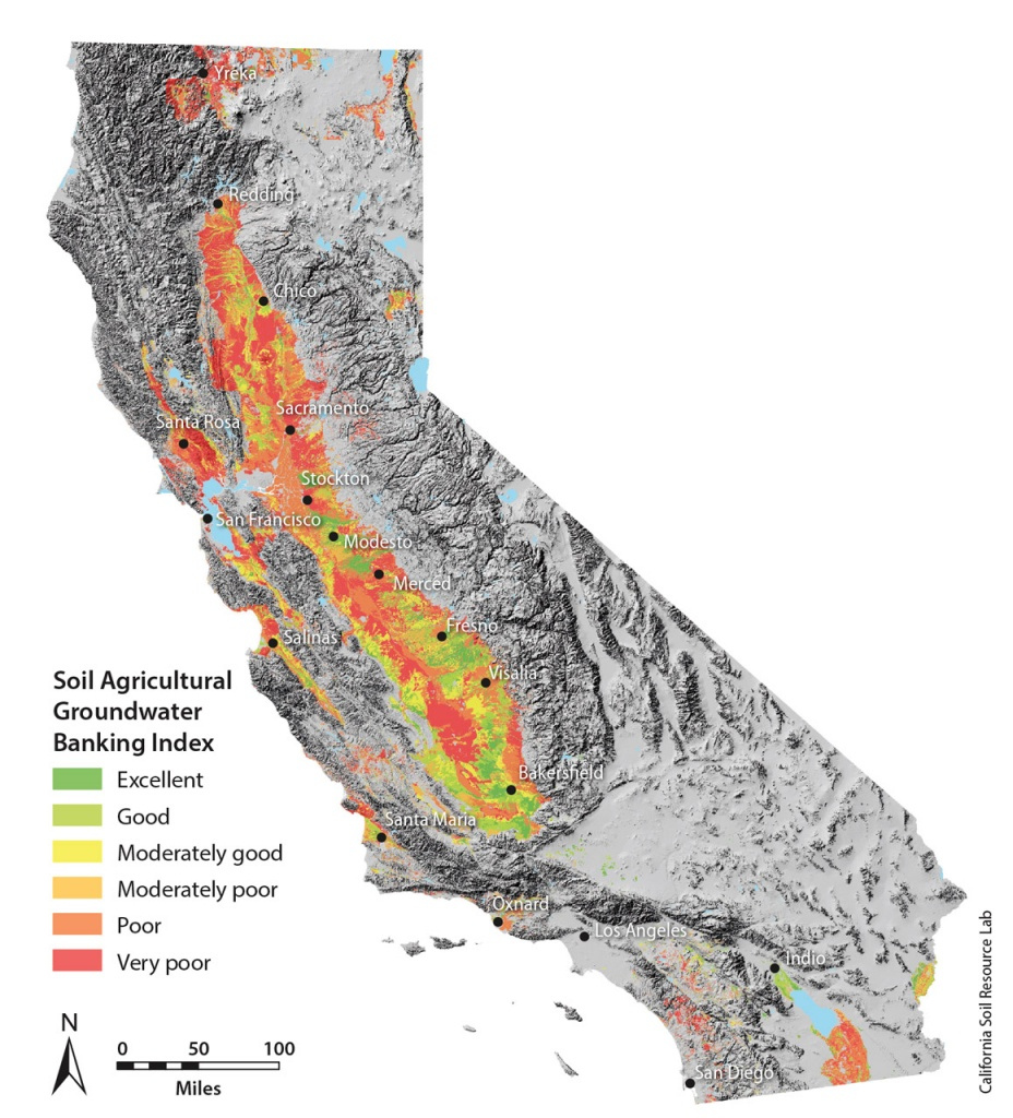 Map Of Salt Affected Soils For The West Side Of California s San 