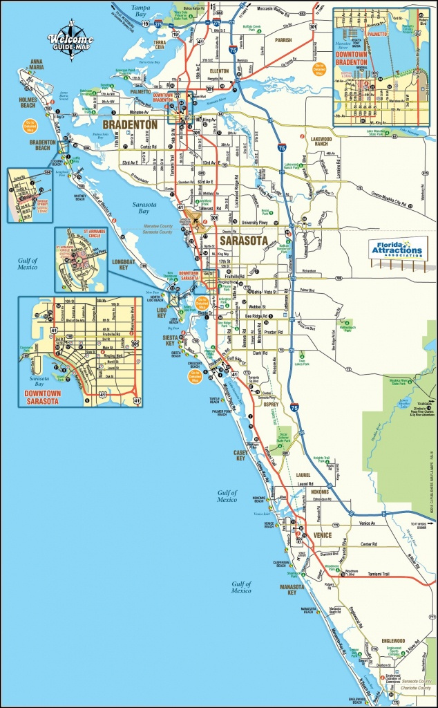 Map Of Sarasota Florida And Surrounding Area Printable Maps