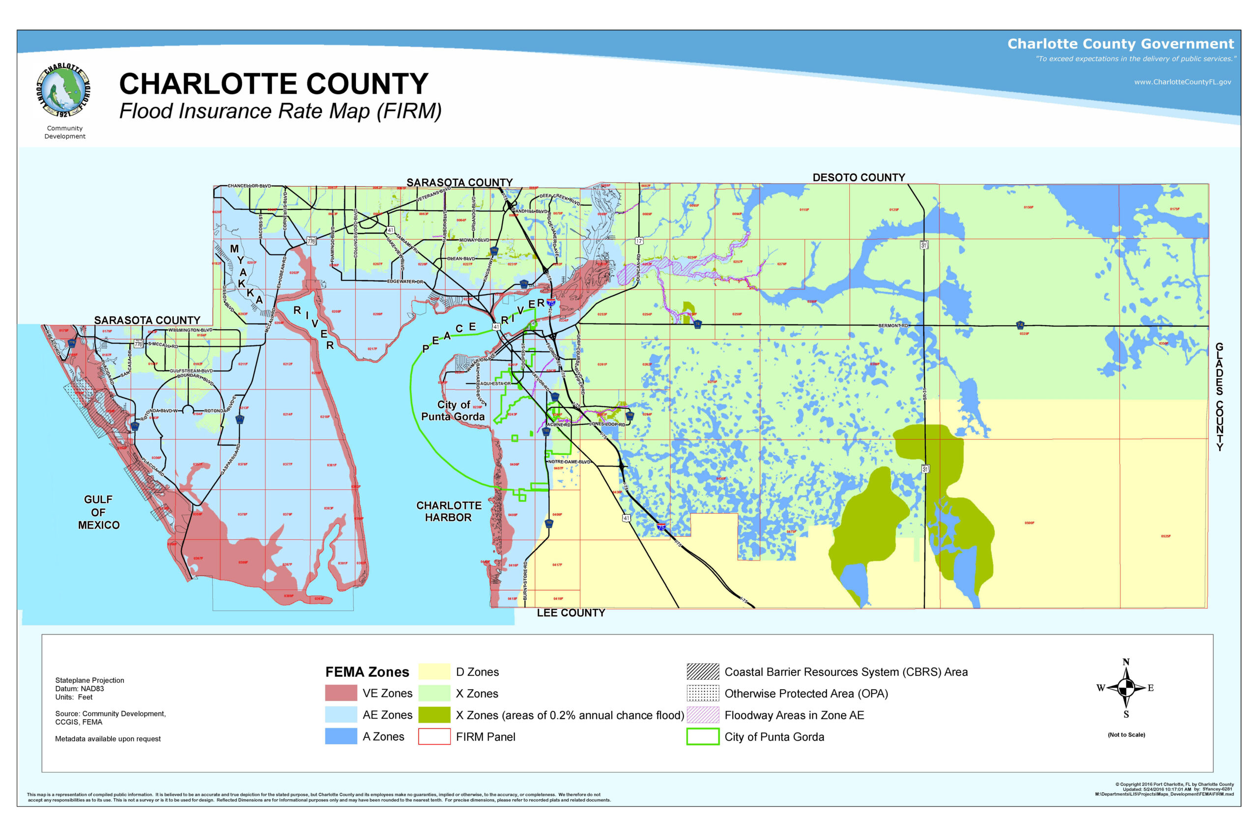 Map Of South Gulf Cove Florida Printable Maps