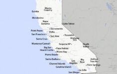 Map Of Southern California Coastline Printable Maps