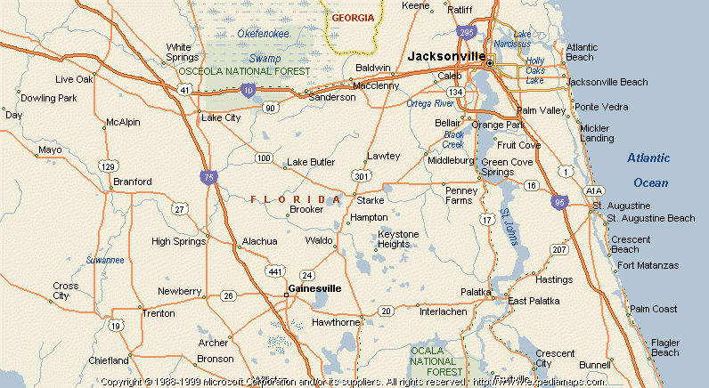 Map Of Starke