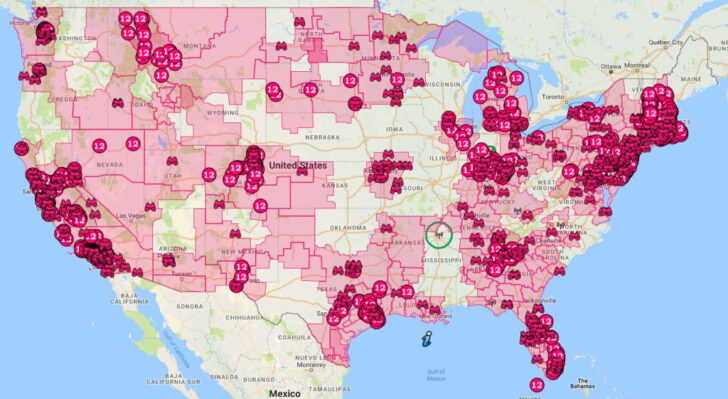 T Mobile Coverage Map Florida