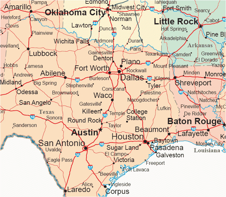 Map Of Texas Louisiana Border Secretmuseum