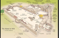 Map Of The Alamo Alamo San Antonio Map Texas USA Alamo San