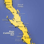 Map Of The Baja California Peninsula Of Mexico Baja California Baja