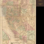 Map Of The States Of California And Nevada Carefully Compiled From