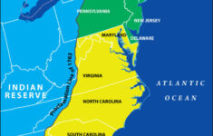 Map Showing 13 Original Colonies Of The United States Answers