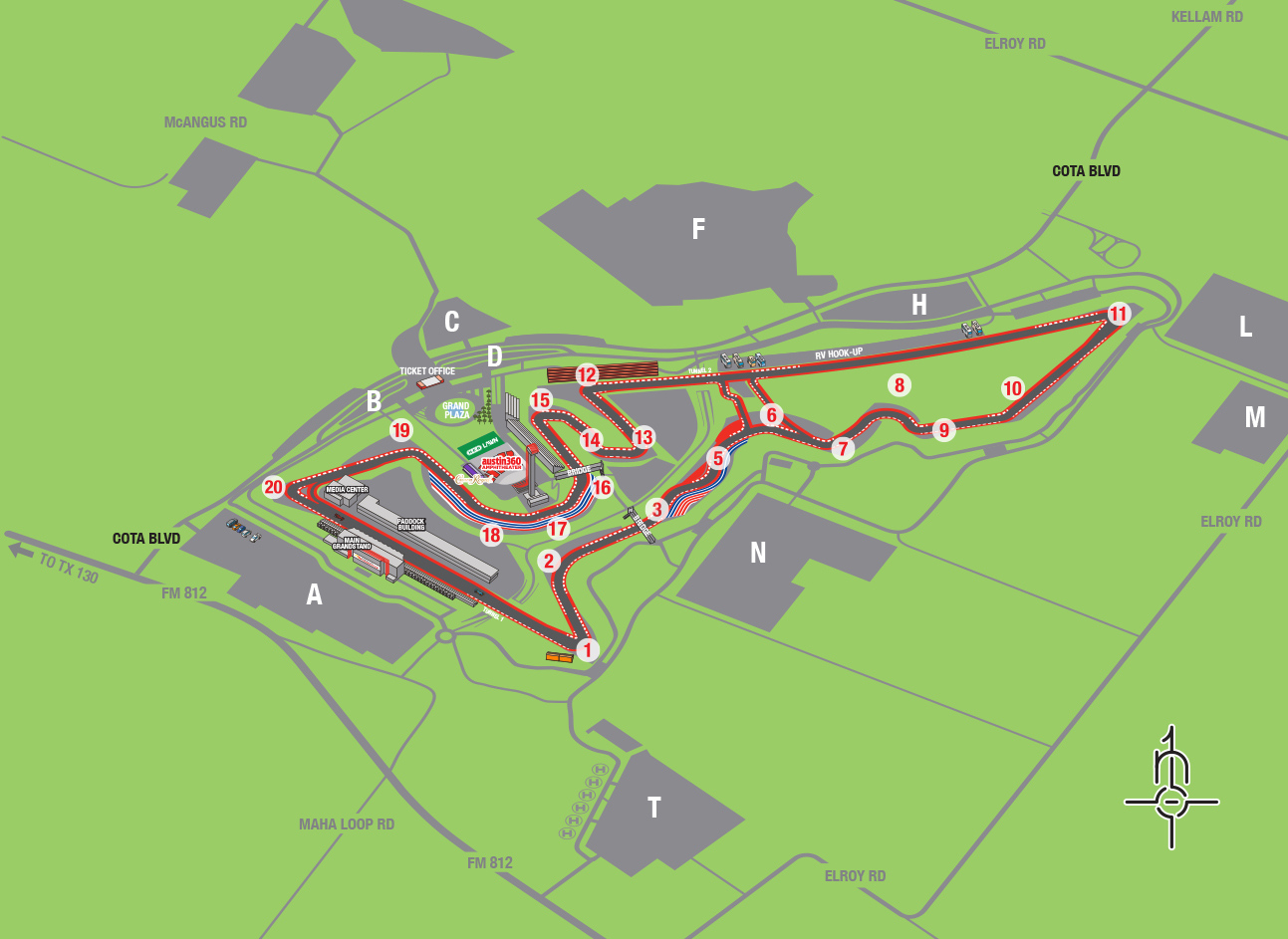 Maps Circuit Of The Americas