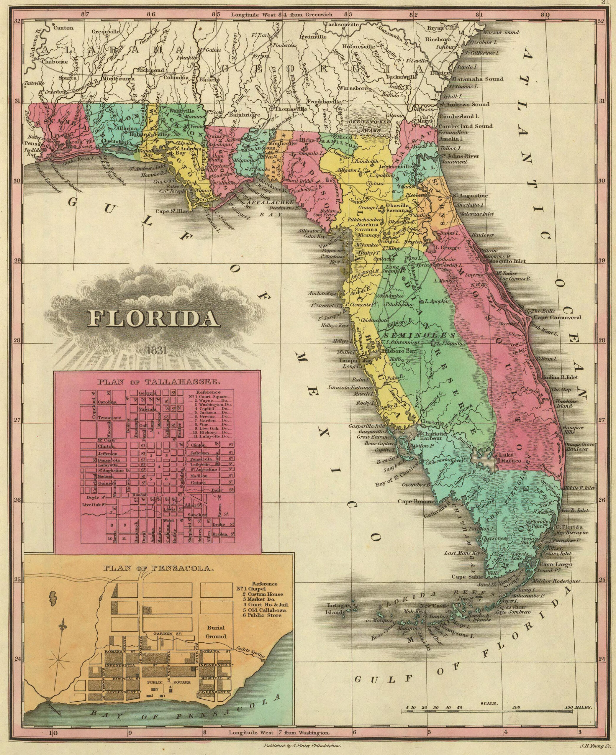 Maps Of Florida Historical Statewide Regional Interactive Printable