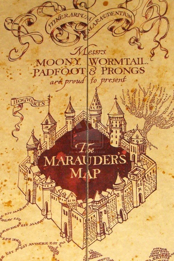 Marauder s Map 11 Harry Potter Themed Party And Gift Ideas 