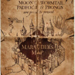 Marauder S Map Harry Potter Wiki Wikia Party Tumblr Marauder S Map