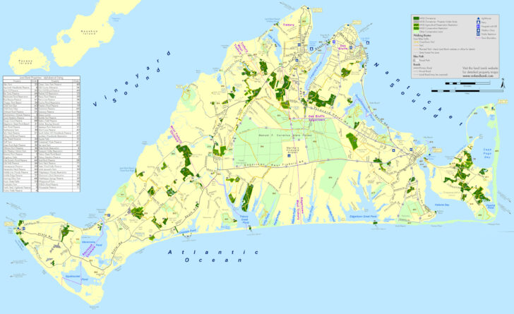 Marthas Vineyard Map Printable