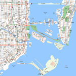 Miami Cruise Port Guide Cruiseportwiki Street Map Of Downtown Miami