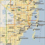 Miami Florida City Map Miami Florida Mappery