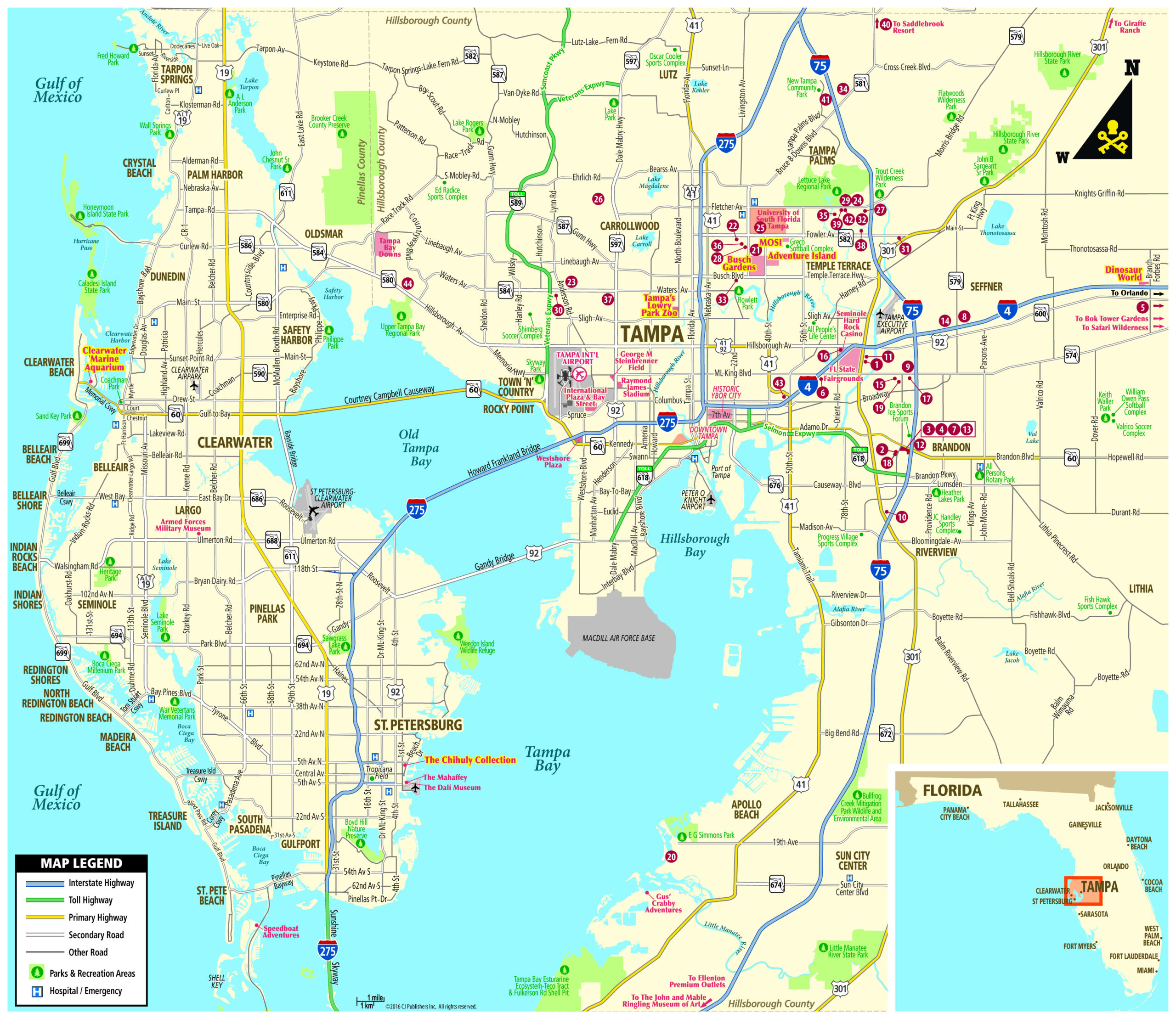 Miami Florida Cruise Port Map Printable 35Th Birthday Road 