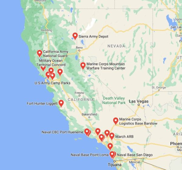 Military Bases In California A List Of All 31 Bases In CA