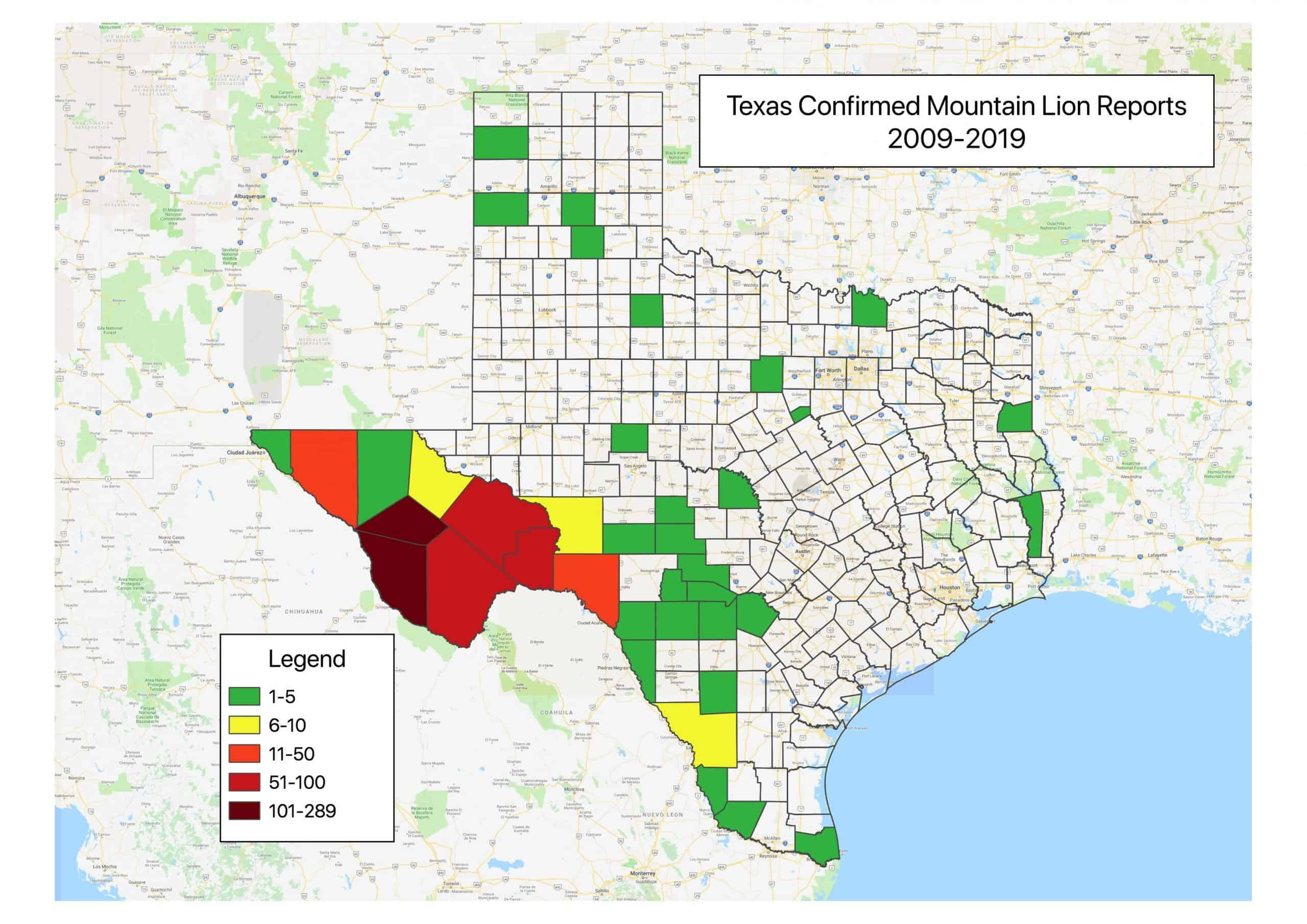 Mountain Lion Population In Each U S State Wildlife Informer