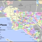 Municipalities Of Greater LA Map Metropolitan Area Riverside