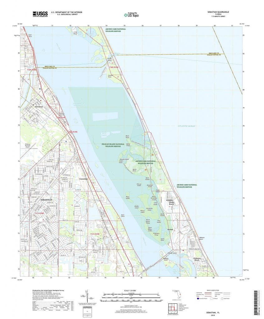 Mytopo Sebastian Florida Usgs Quad Topo Map Sebastian Florida Map 