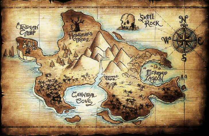 Printable Neverland Map