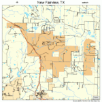 New Fairview Texas Street Map 4850920