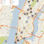 New York City Manhattan Printable Tourist Map Sygic Travel