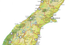 New Zealand South Island Map Printable Printable Maps
