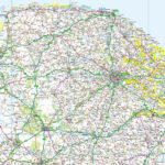 Norfolk Offline Map Including North Norfolk Coast Norfolk Broads