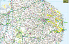 Norfolk Offline Map Including North Norfolk Coast Norfolk Broads