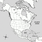 North America Blank Map North America Atlas For Printable Map Of The