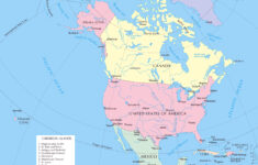 North America Large Detailed Political Map With Capitals Large