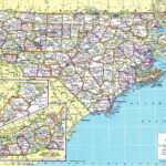 North Carolina Map Instant Download 1980 Printable Map Etsy
