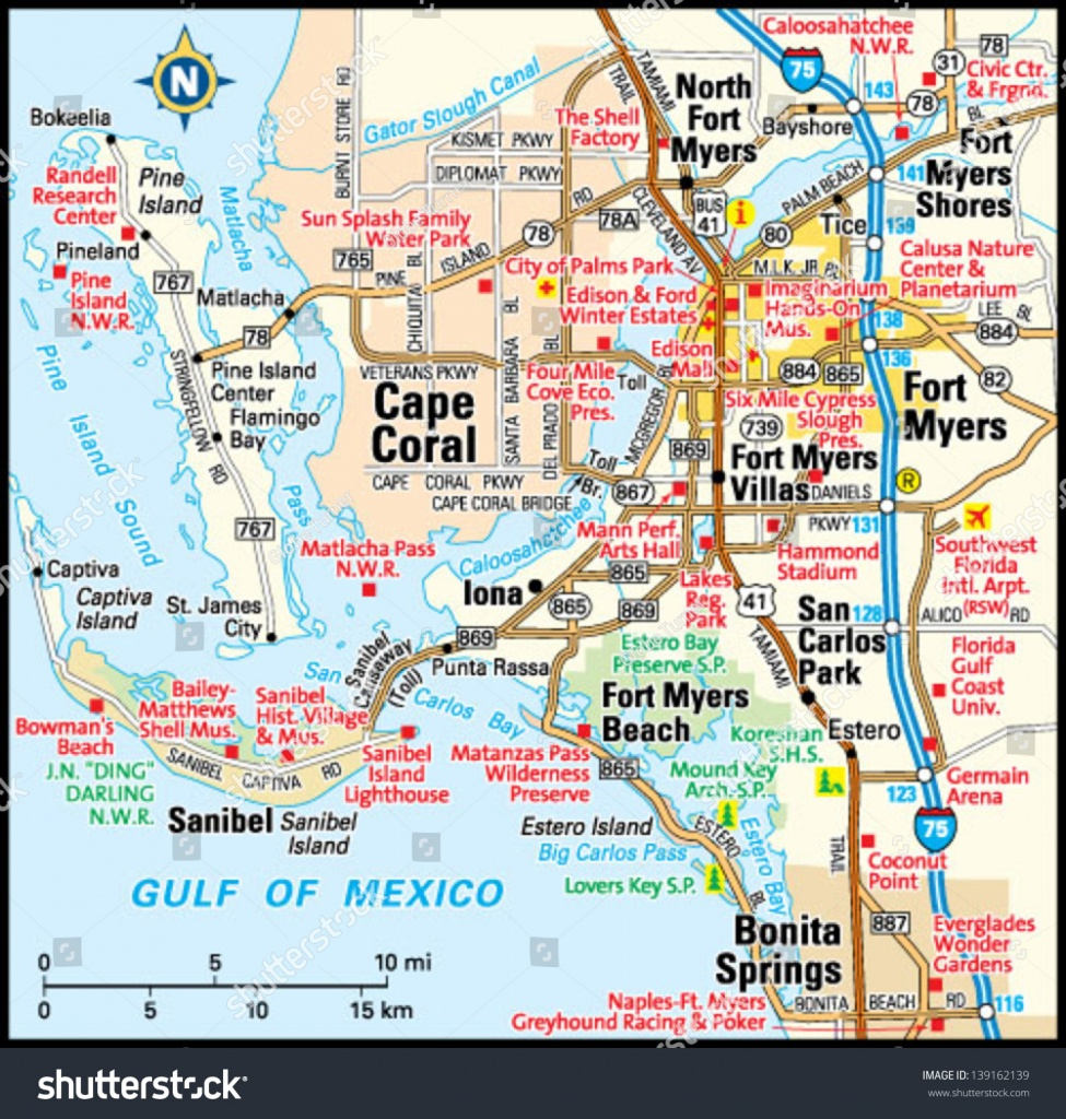 North Fort Myers Florida Map Printable Maps