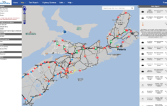 Nova Scotia Road Map St Peter s
