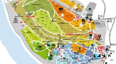 Oakland Zoo Map Showing Grade For Guest With Disabilities or Tired 