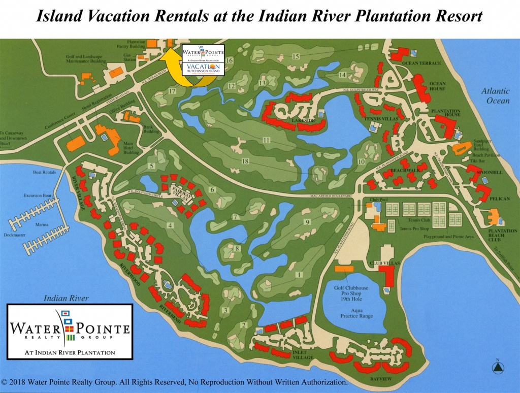 Ocean Village On Hutchinson Island Hutchinson Beach Florida Map 