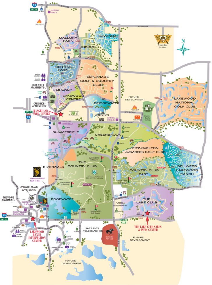 Lakewood Ranch Map Florida