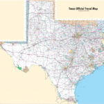 Official Texas Highway Map Printable Maps