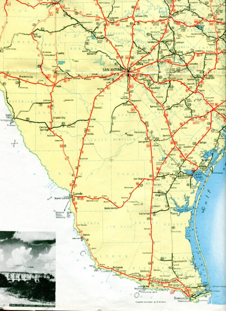 South Texas Map