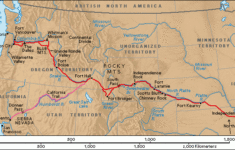 Oregon Trail And California Gold Rush Map California Trail Oregon