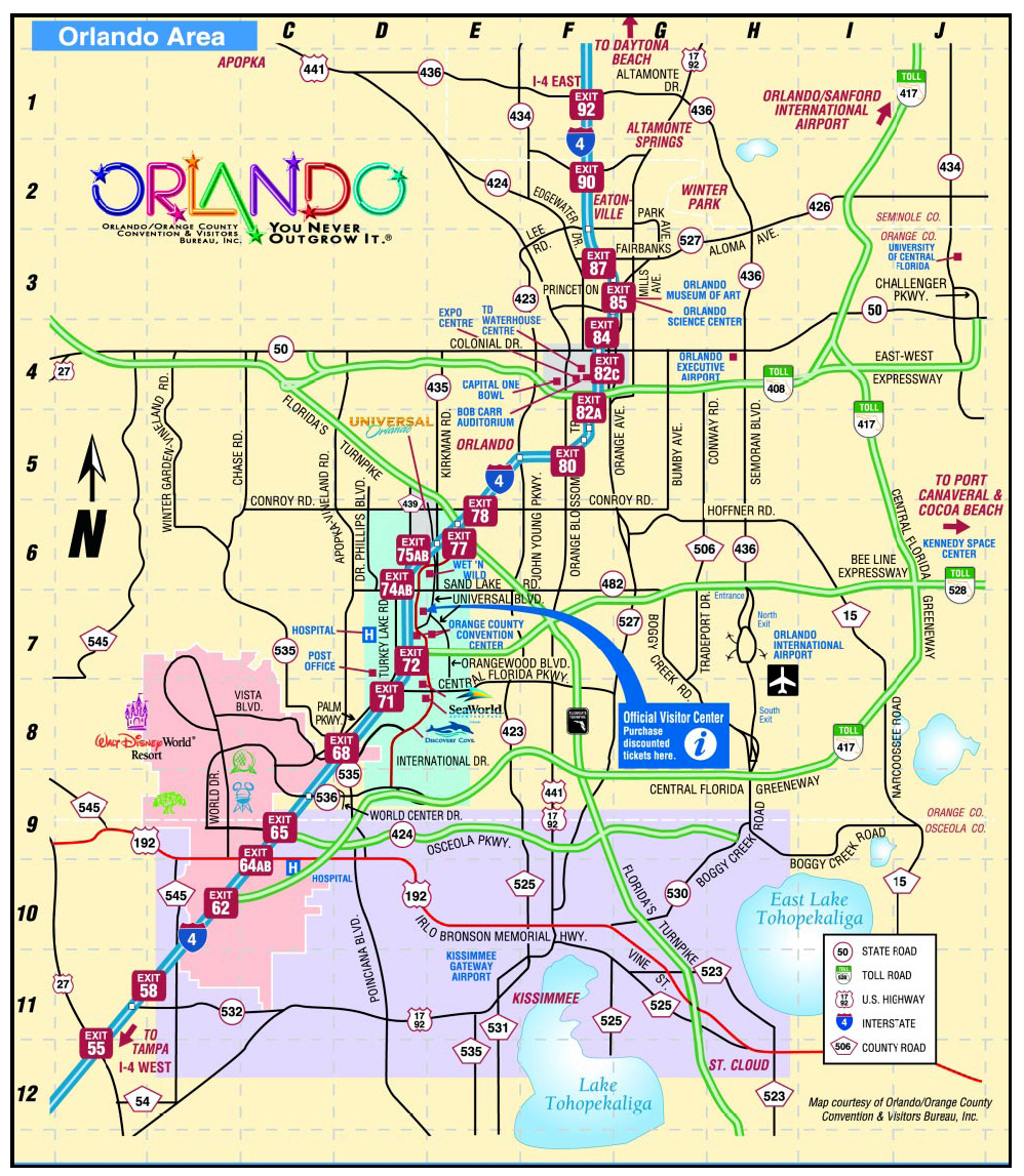 Orlando Maps Florida U s Maps Of Orlando Orlando Florida 