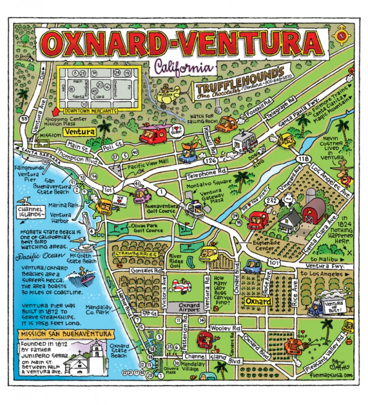 Oxnard California Map