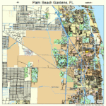 Palm Beach Gardens Florida Street Map 1254075