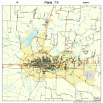 Paris Texas Street Map 4855080