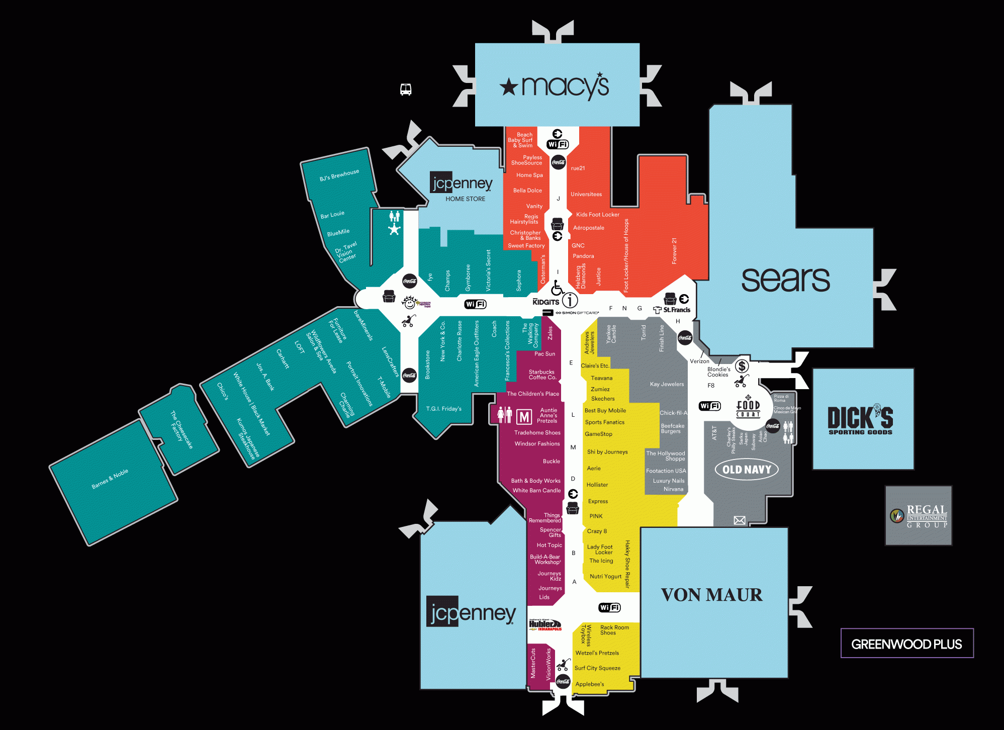 Parks Mall Map